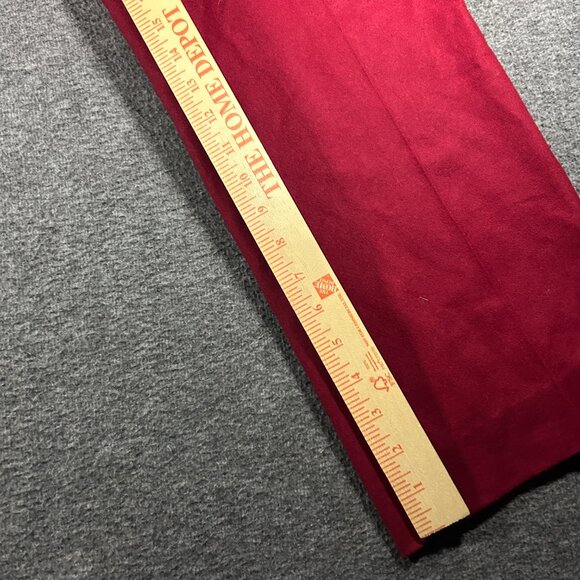 Pendleton Pants Womens 12 Red Made in USA 100% Virgin Wool Trouser Vintage - Picture 7 of 13